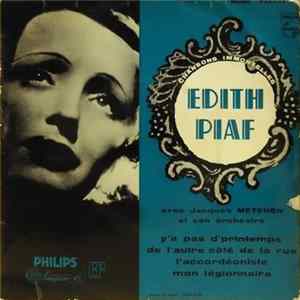 Edith Piaf Avec Jacques Météhen Et Son Orchestre - Chansons Immortelles FLAC