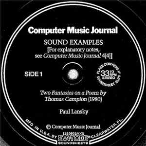 Various - Computer Music Journal Soundsheet Examples FLAC
