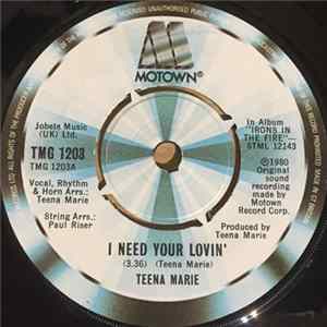 Teena Marie - I Need Your Lovin' FLAC