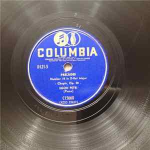 Egon Petri - Chopin Preludes 15-18 FLAC