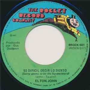 Elton John - Es Dificil Decir Lo Siento FLAC