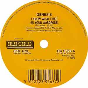 Genesis - I Know What I Like (In Your Wardrobe) / Counting Out Time FLAC