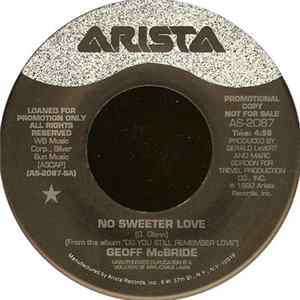 Geoff McBride - No Sweeter Love FLAC