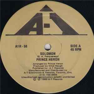 Prince Heron - Solomon / Jah Yardland FLAC