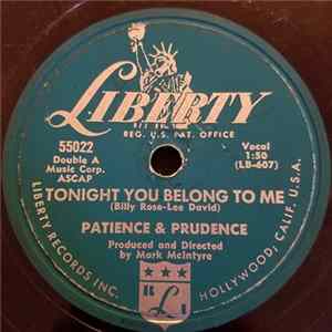 Patience & Prudence / Prudence - Tonight You Belong To Me / A Smile And A Ribbon FLAC