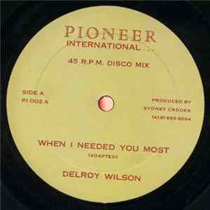 Delroy Wilson - When I Needed You Most FLAC