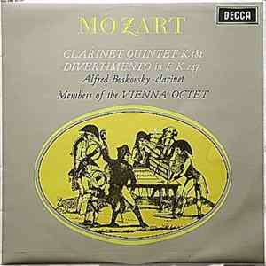 Mozart, Alfred Boskovsky, Members Of The Vienna Octet - Clarinet Quintet K. 581 / Divertimento In F K. 247 FLAC
