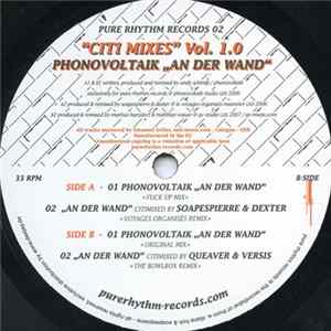 Phonovoltaik - "Citi Mixes" Vol. 1.0 FLAC