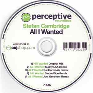 Stefan Cambridge - All I Wanted FLAC