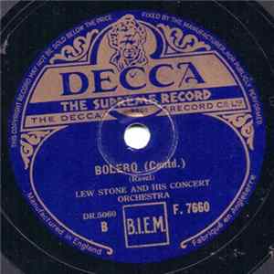 Lew Stone And His Concert Orchestra - Bolero FLAC