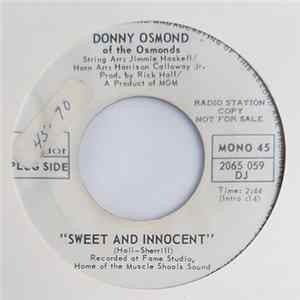 Donny Osmond Of The Osmonds - Sweet And Innocent / Flirtin' FLAC