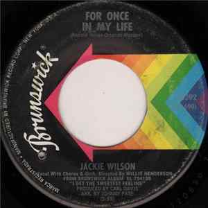 Jackie Wilson - For Once In My Life FLAC
