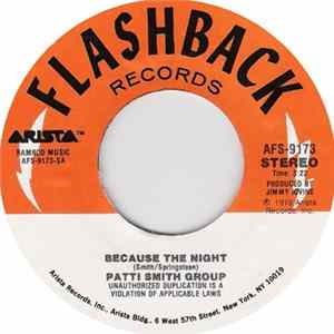 Patti Smith Group - Because The Night / So You Want To Be (A Rock 'n Roll Star) FLAC