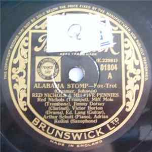 Red Nichols And His Five Pennies - Alabama Stomp / Hurricane FLAC