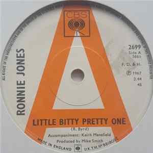 Ronnie Jones - Little Bitty Pretty One / Put Your Tears Away FLAC