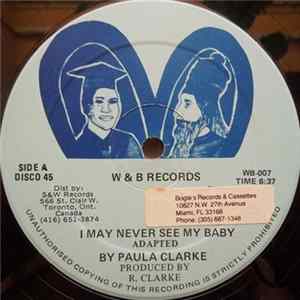 Paula Clarke - I May Never See My Baby FLAC