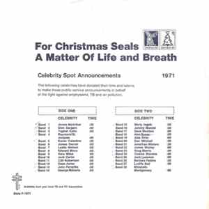 Various - Christmas Seal Campaign 1971: Celebrity Spot Announcements FLAC