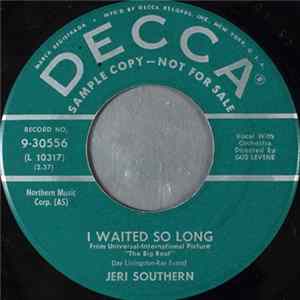 Jeri Southern - I've Waited So Long FLAC