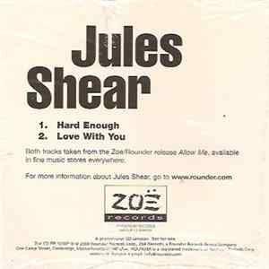 Jules Shear - Hard Enough FLAC