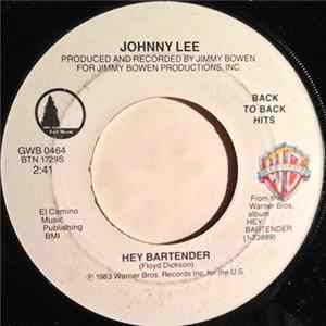Johnny Lee - Hey Bartender / My Baby Don't Slow Dance FLAC