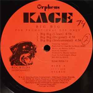 Kage - Big Big FLAC