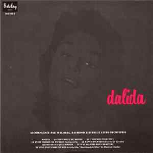 Dalida Accommpagnée Par Walberg Et Son Orchestre Et Raymond Lefèvre Et Son Orchestre - Dalida FLAC