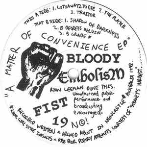 Embolism - A Matter Of Convenience EP FLAC