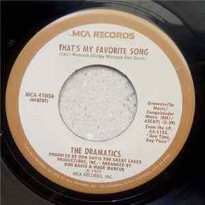 The Dramatics - That's My Favorite Song / Bottom Line Woman FLAC