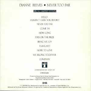 Dianne Reeves - Never Too Far FLAC