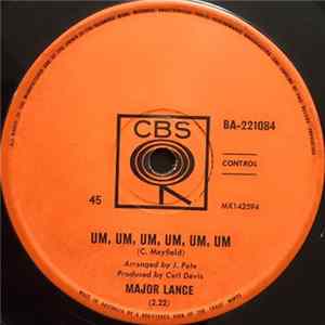 Major Lance - Um, Um, Um, Um, Um, Um FLAC
