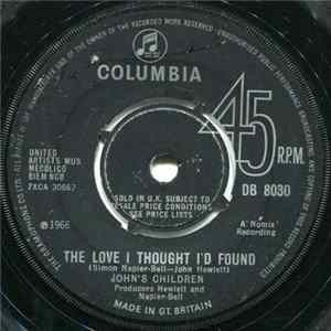 John's Children - The Love I Thought I'd Found FLAC