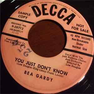 Bea Gardy - You Just Don't Know / Policeman FLAC