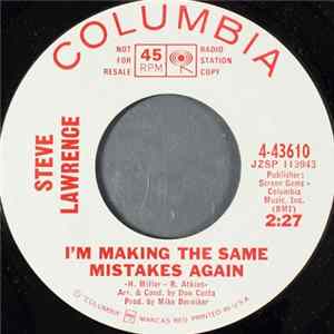 Steve Lawrence - I'm Making The Same Mistakes Again FLAC