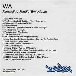 Various - Farewell Fondle 'Em' Album FLAC