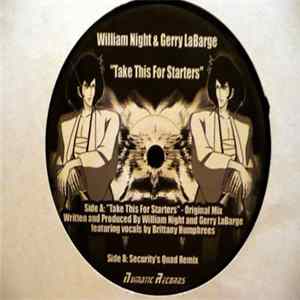 William Night & Gerry LaBarge - Take This For Starters FLAC