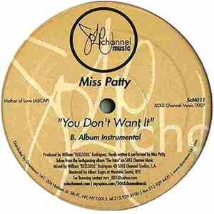 Miss Patty - You Don't Want It FLAC