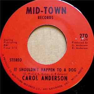 Carol Anderson - It Shouldn't Happen To A Dog FLAC