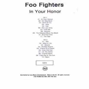 Foo Fighters - In Your Honor FLAC