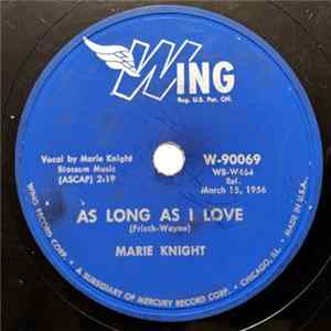 Marie Knight - As Long As I Love / Tell Me Why FLAC