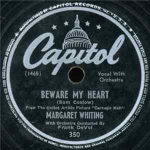 Margaret Whiting With Orchestra Conducted By Frank DeVol - Beware My Heart / What Am I Going To Do About You? FLAC