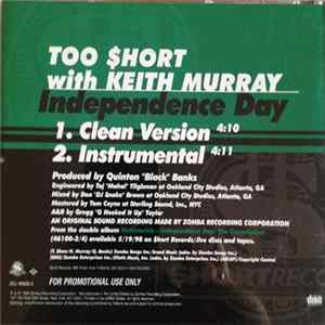 Too $hort With Keith Murray - Independence Day FLAC