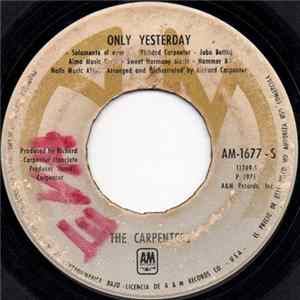 Carpenters - Only Yesterday = Solamente El Ayer FLAC