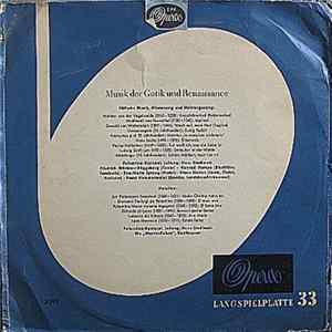 Palestrina-Kantorei, Hans Stadlmair, Die Martinsfinken, Kaufbeuren - Musik Der Gotik Und Renaissance FLAC