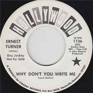 Ernest Turner - Why Don't You Write Me FLAC