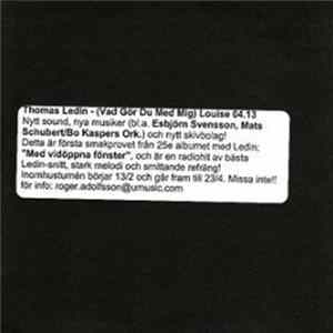 Tomas Ledin - (Vad Gör Du Med Mig) Louise FLAC