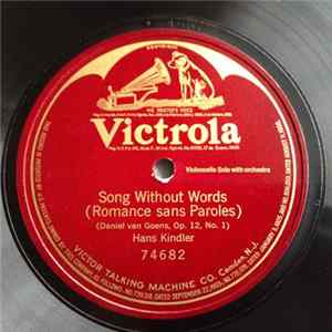 Hans Kindler - Songs Without Words FLAC