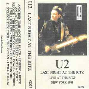 U2 - Last Night At The Ritz FLAC
