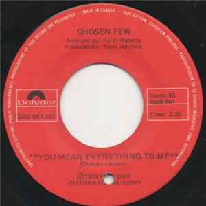 Chosen Few - You Mean Everything To Me / Yes It Won't Be Long FLAC