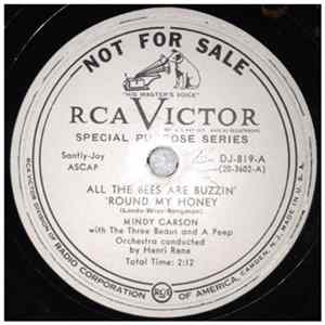 Mindy Carson With The Three Beaus And A Peep - All The Bees Are Buzzin' 'Round My Honey / Too-Whit! Too-Whoo! FLAC