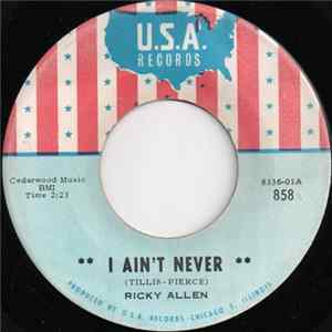 Ricky Allen - I Ain't Never FLAC